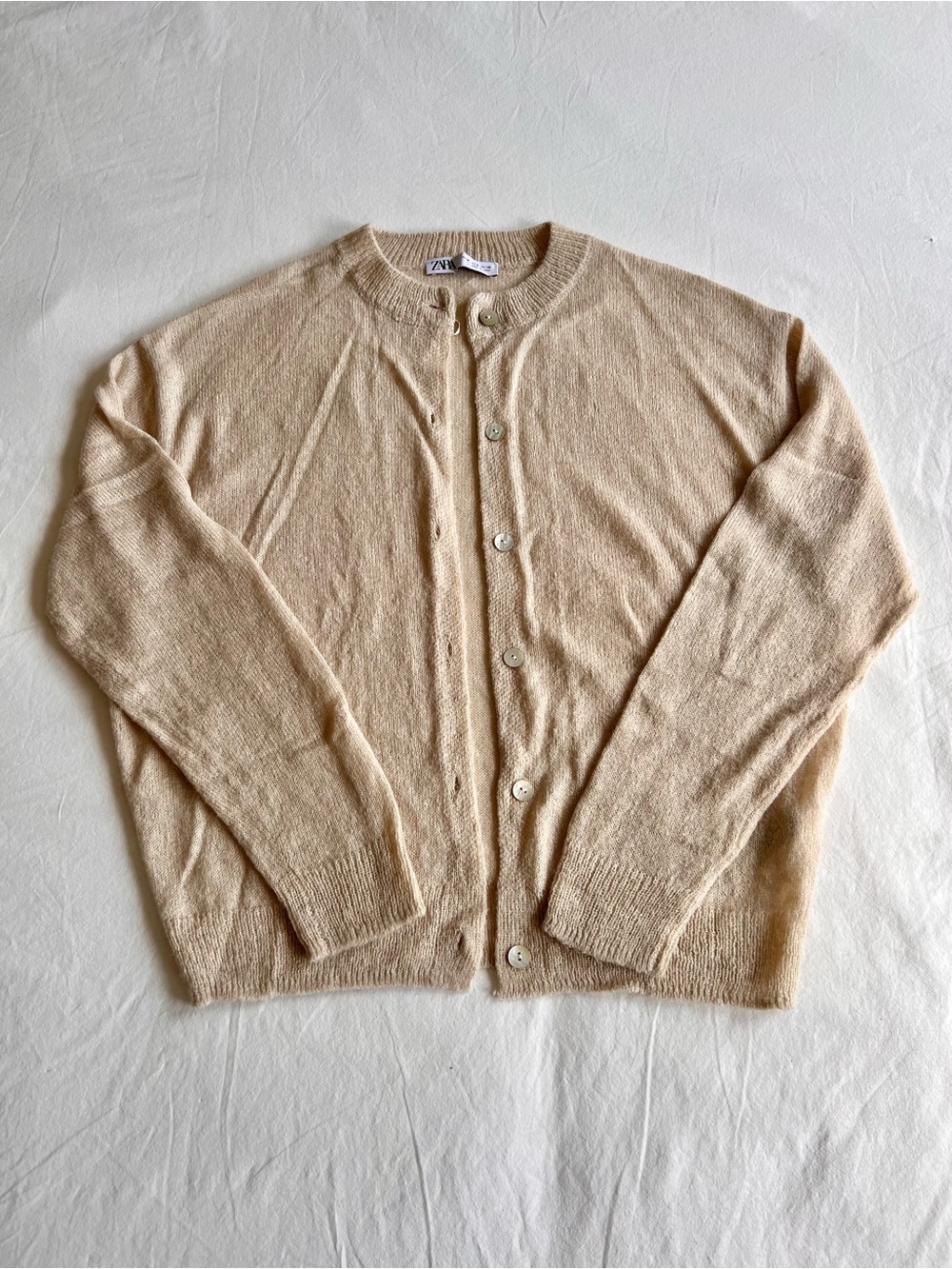 Zara Cottagecore Lightweight Soft Cardigan